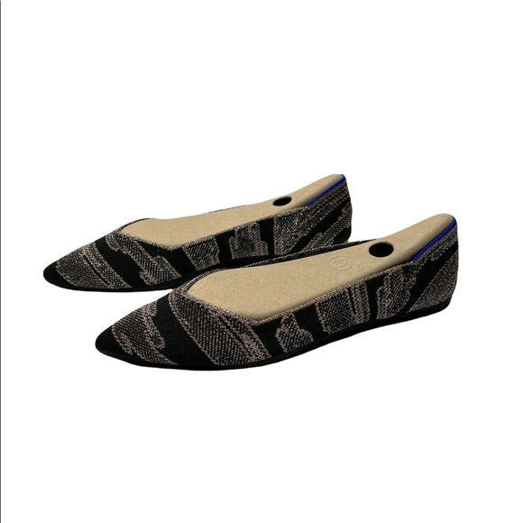 Rothy’s | The Point in Golden Shimmer 9 - Picture 6 of 15